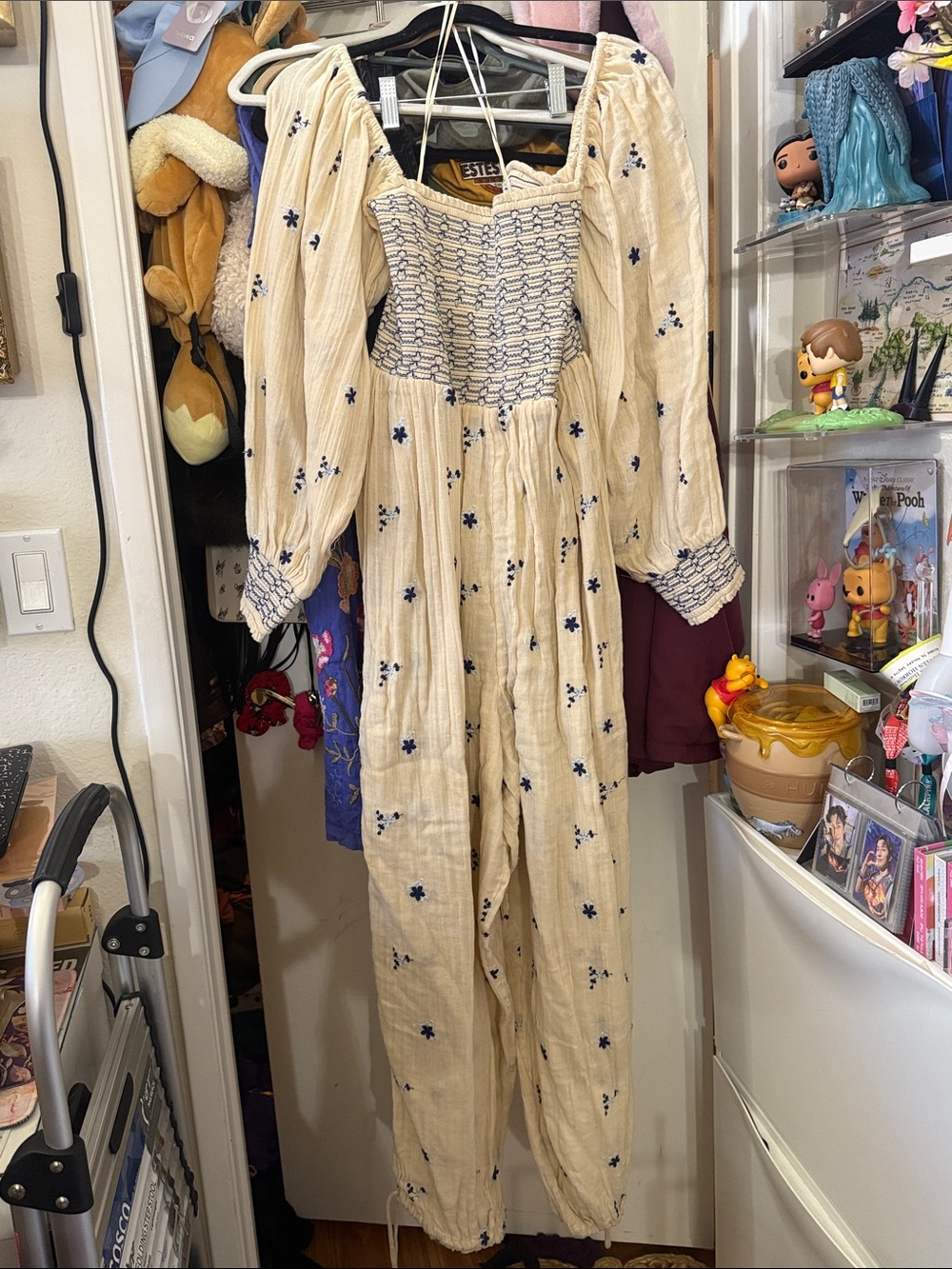 Free people Dahlia Smocked Wide
Leg Jumpsuit - Picture 2 of 7